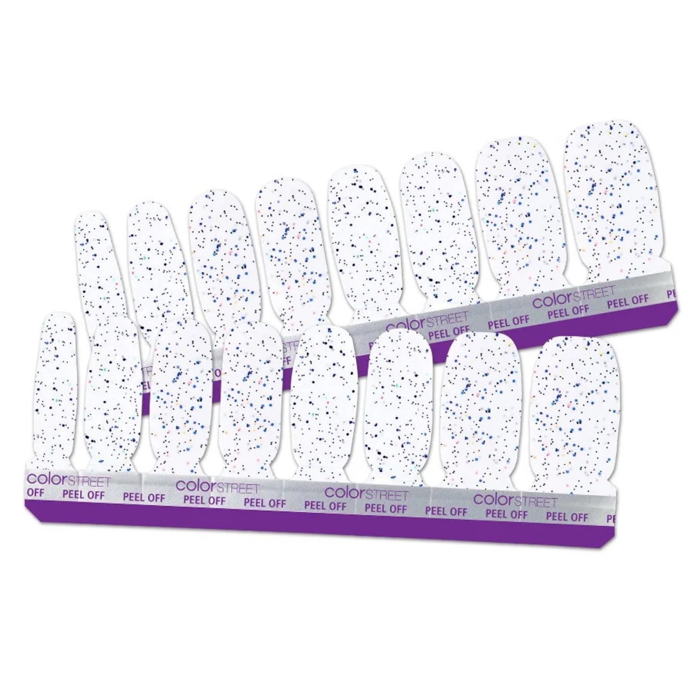 Color Street: 4 for $20: Have a Ball clear overlay nail strips